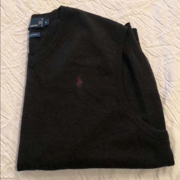 Polo by Ralph Lauren Sweater Vest 100% Merino Wool - Picture 2 of 7